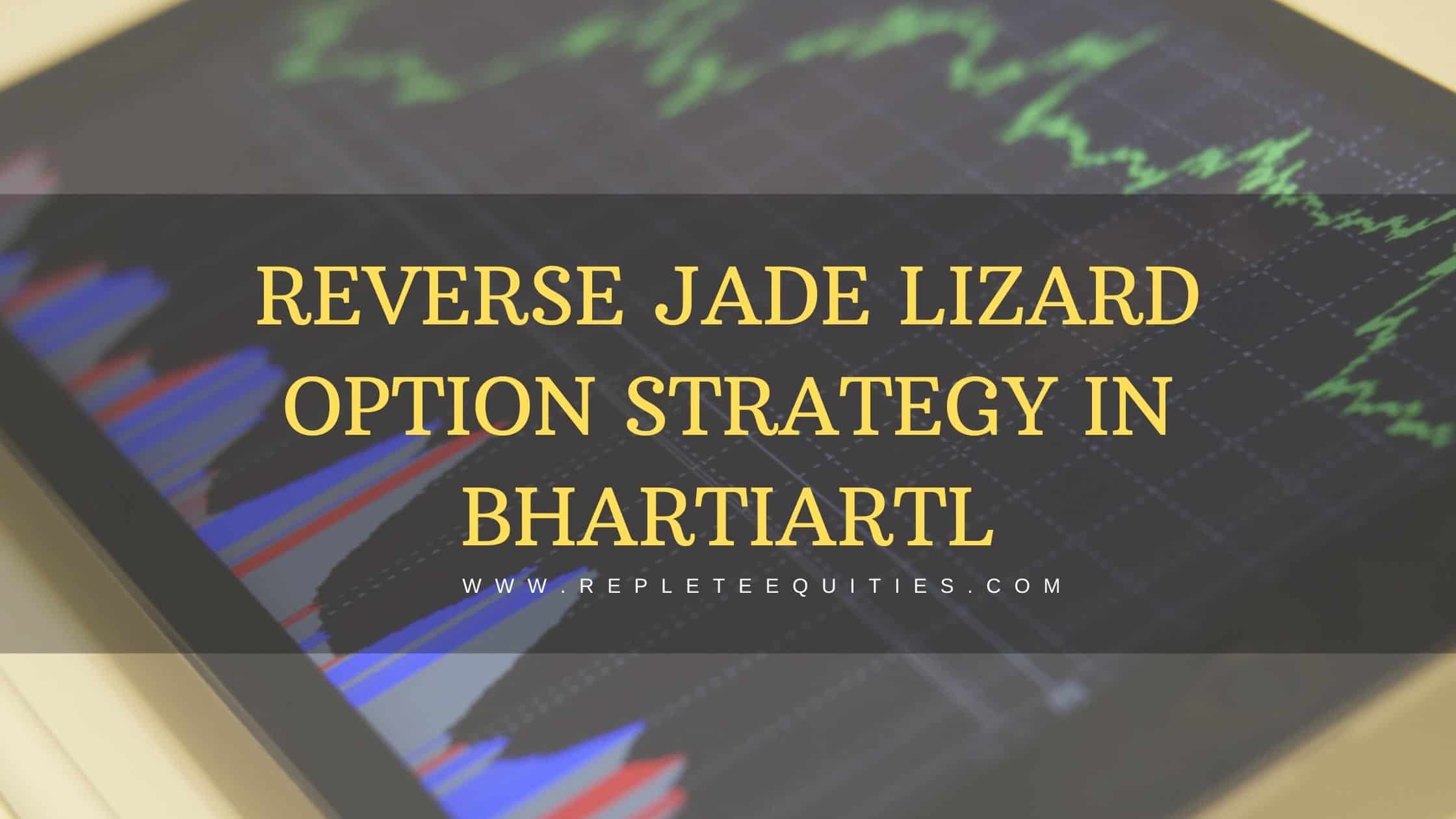 Reverse Jade Lizard option strategy in BHARTIARTL